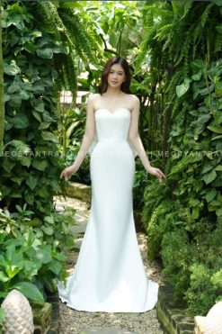 váy cưới đuôi cá cup ngực