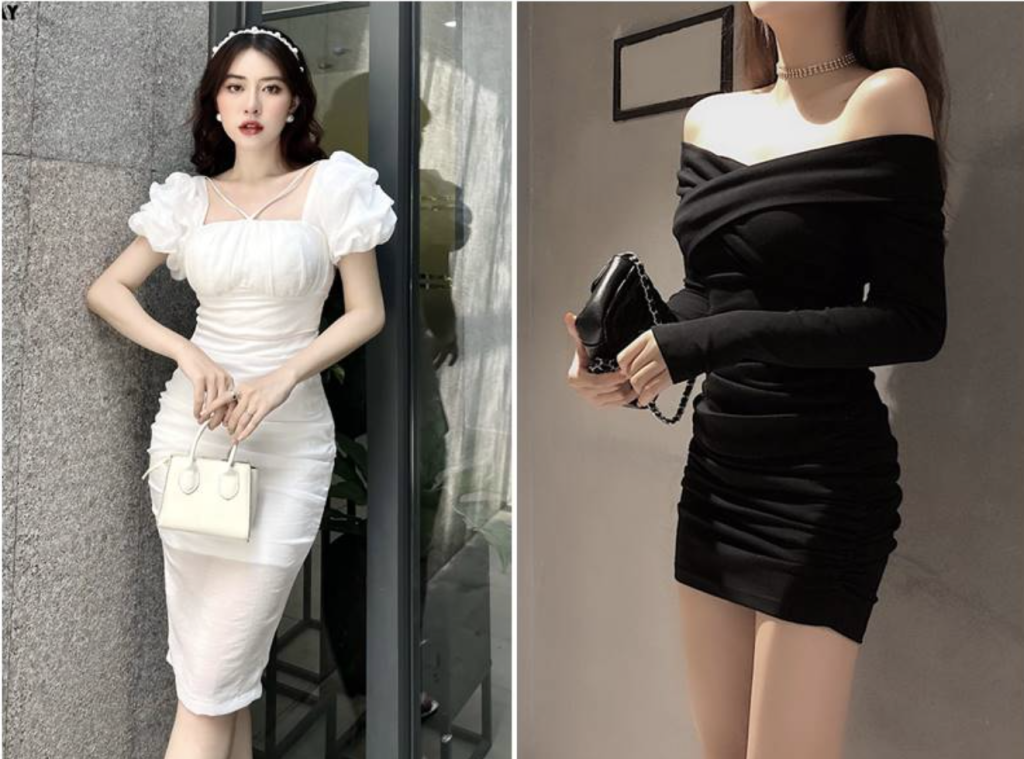 Đầm ôm body dự tiệc gợi cảm, sang chảnh 