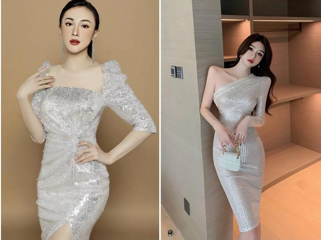 Váy kim sa dự tiệc nổi bật thu hút mọi ánh nhìn 