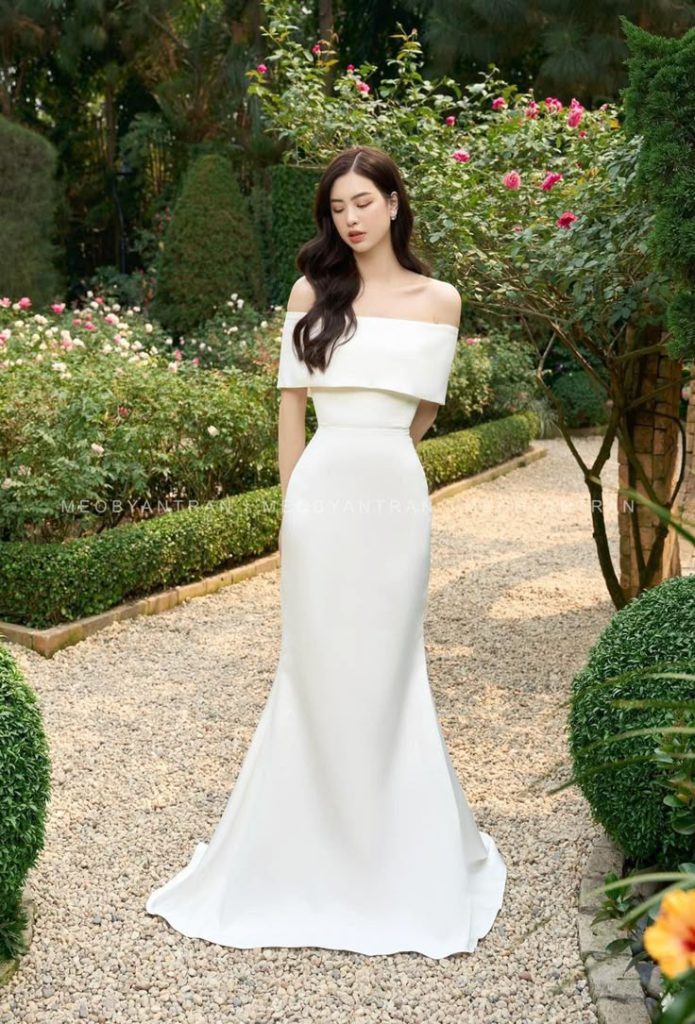 váy cưới đuôi cá Hàn Quốc